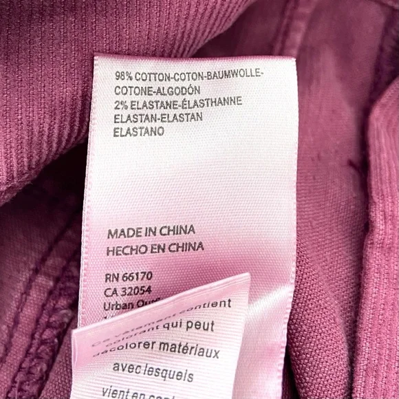 Free People Pants 32 Plum We the Free Jayde Cord High Rise Flare Corduroy - Picture 11 of 15